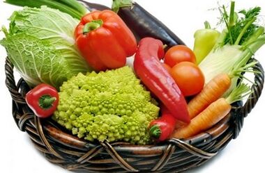 Vegetable list to increase power