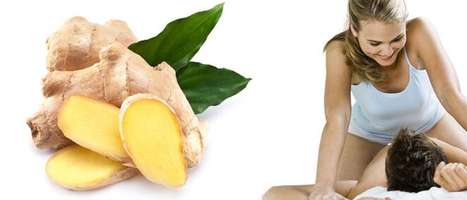 The benefits of ginger root for male power